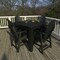 Highwood Usa Hamilton 5pc Square Counter Height Outdoor Patio Furniture Dining Set AD-CNA44-BKE - alternate 2